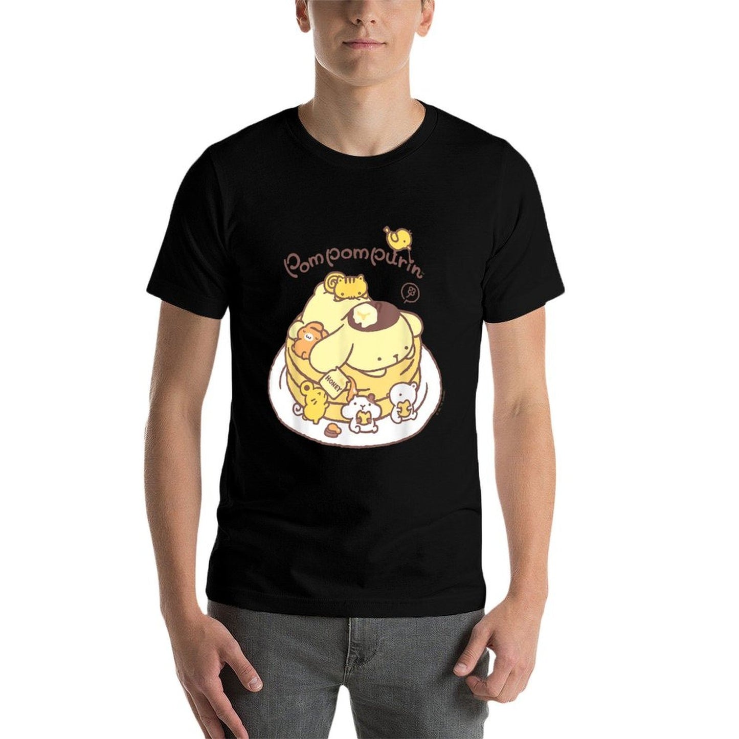 Pompompurin Pancake Friends  Durable T-Shirt