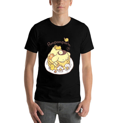 Pompompurin Pancake Friends  Durable T-Shirt
