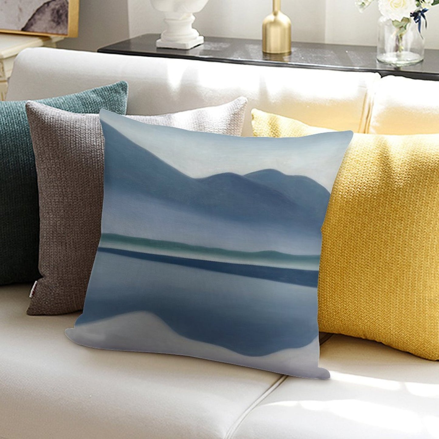 Georgia O'Keeffe Soft Shrink-Resistant Throw Pillow