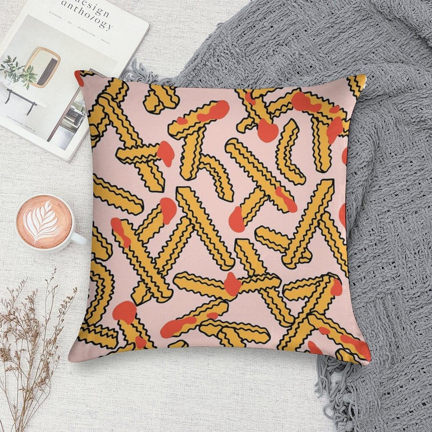 Friyay Soft Reinforced Edging Throw Pillow