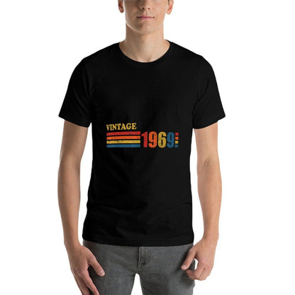 50th Birthday T Gift Vintage 1969 Classic Men Women  Oversized Silhouette T-Shirt