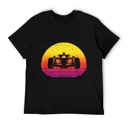 Racing Car Retro Style Vintage Trendy Pattern T-Shirt