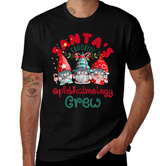 Santas Favorite Ophthalmology Crew Eye Doctor Christmas  Lightweight T-Shirt