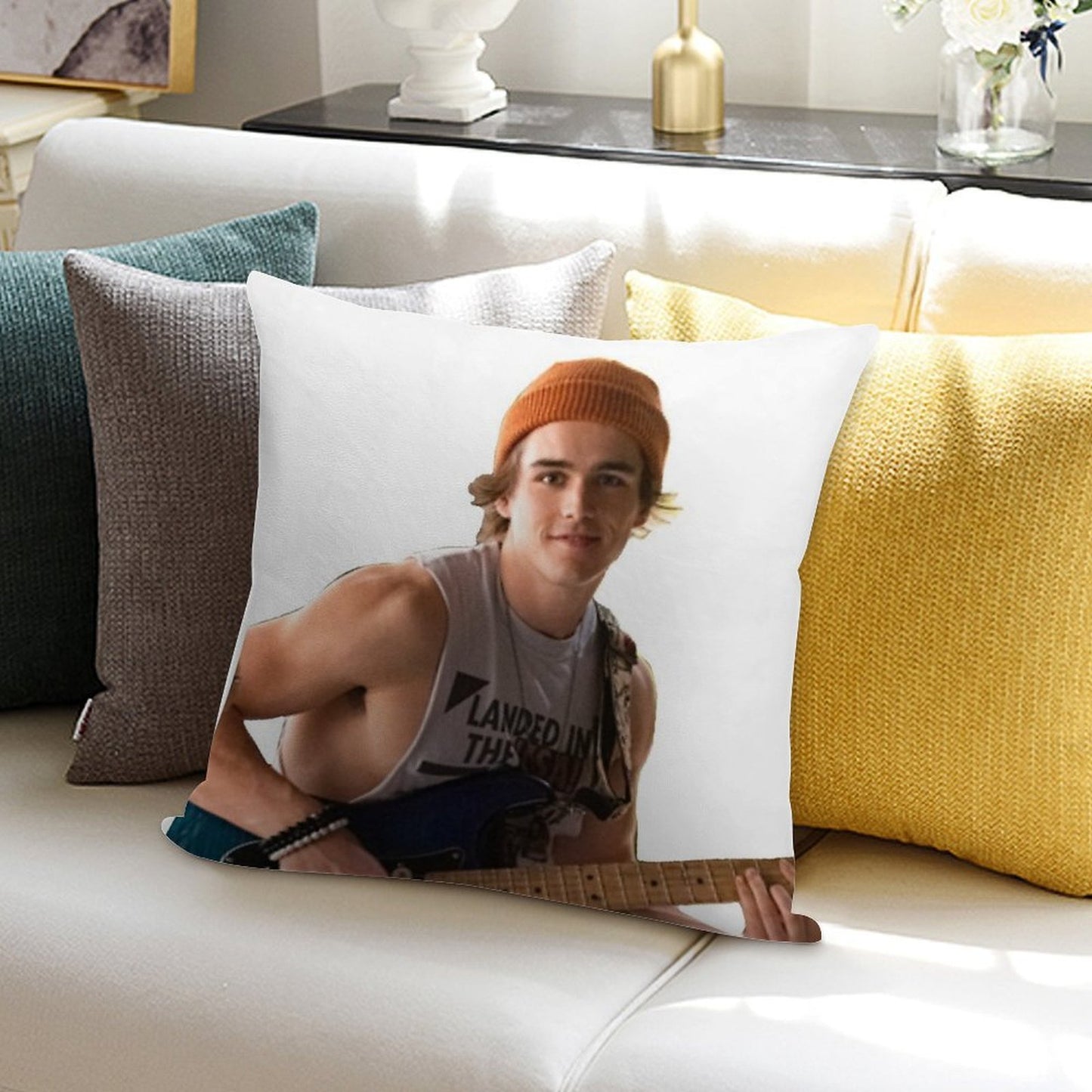 Charlie Gillespie Luke Patterson Soft Multiple Sizes Throw Pillow
