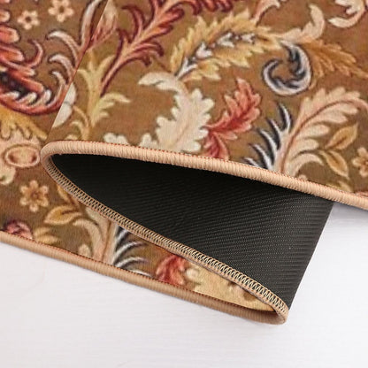 Antique French Aubusson Rug Print  Multi-Purpose Bath Mat