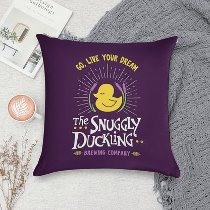 Snuggly Duckling Brewing Company - Tangled Soft Anti-Pilling Throw Pillow