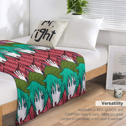 Shin Tsukimi Eco-conscious Throw Blanket