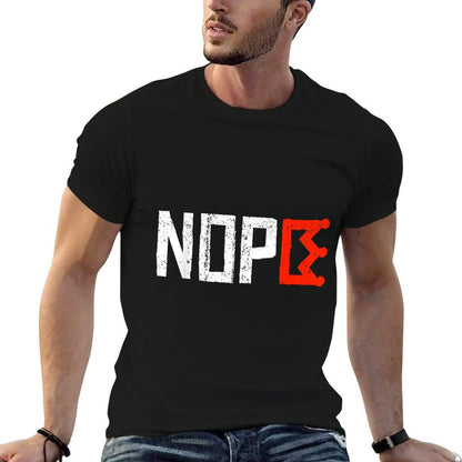 No Kings Nope Protest Sign Horizontal  Summer-ready Fabric T-Shirt