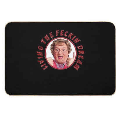 Lover Gifts Mrs Browns Boys Sarcastic Vintage British  Pet-Safe Bath Mat