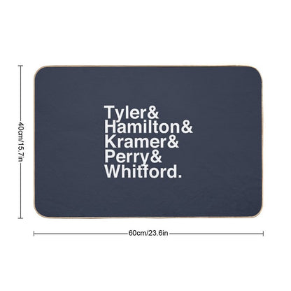 Aerosmith Band Members Typography Durable Bath Mat