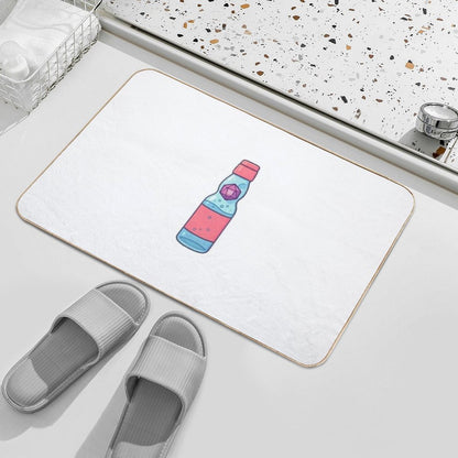 Kawaii D20 Ramune Marble Soda Cute Nerdy TTRPG Drink  Repositionable Bath Mat
