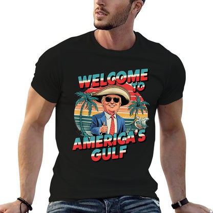 Welcome to America's Gulf Trump Mexican Sombrero  Soft T-Shirt