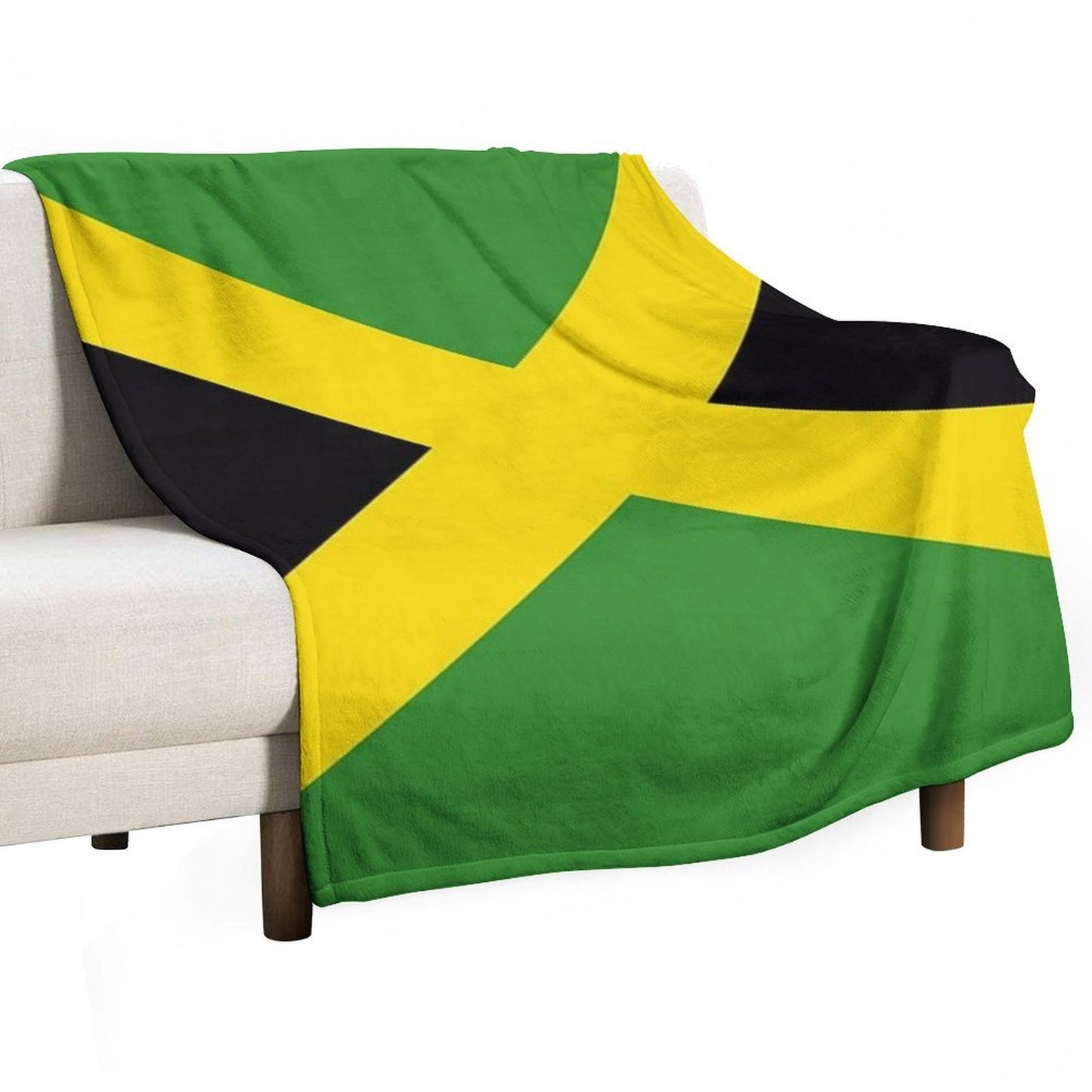 Jamaica Flag Quick-dry Throw Blanket