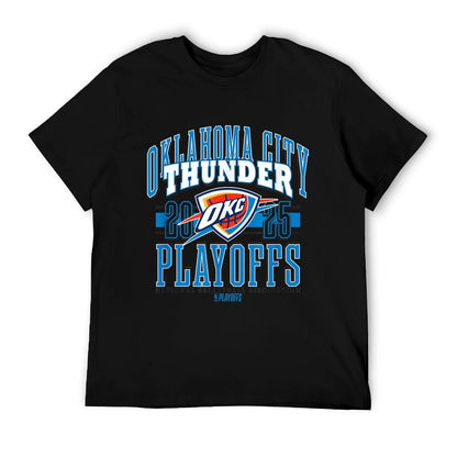 NBA Official Oklahoma City Thunder 2025 Playoffs Showtime Moisture-wicking T-Shirt