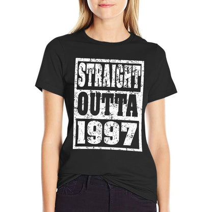 Straight Outta 1997 21st Birthday for Him Her 21 St  Versatile T-Shirt