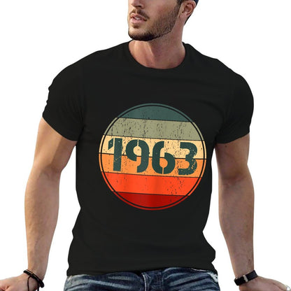 Vintage 1963 Birthdays for Women Funny 1963 Birthday Comfortable T-Shirt