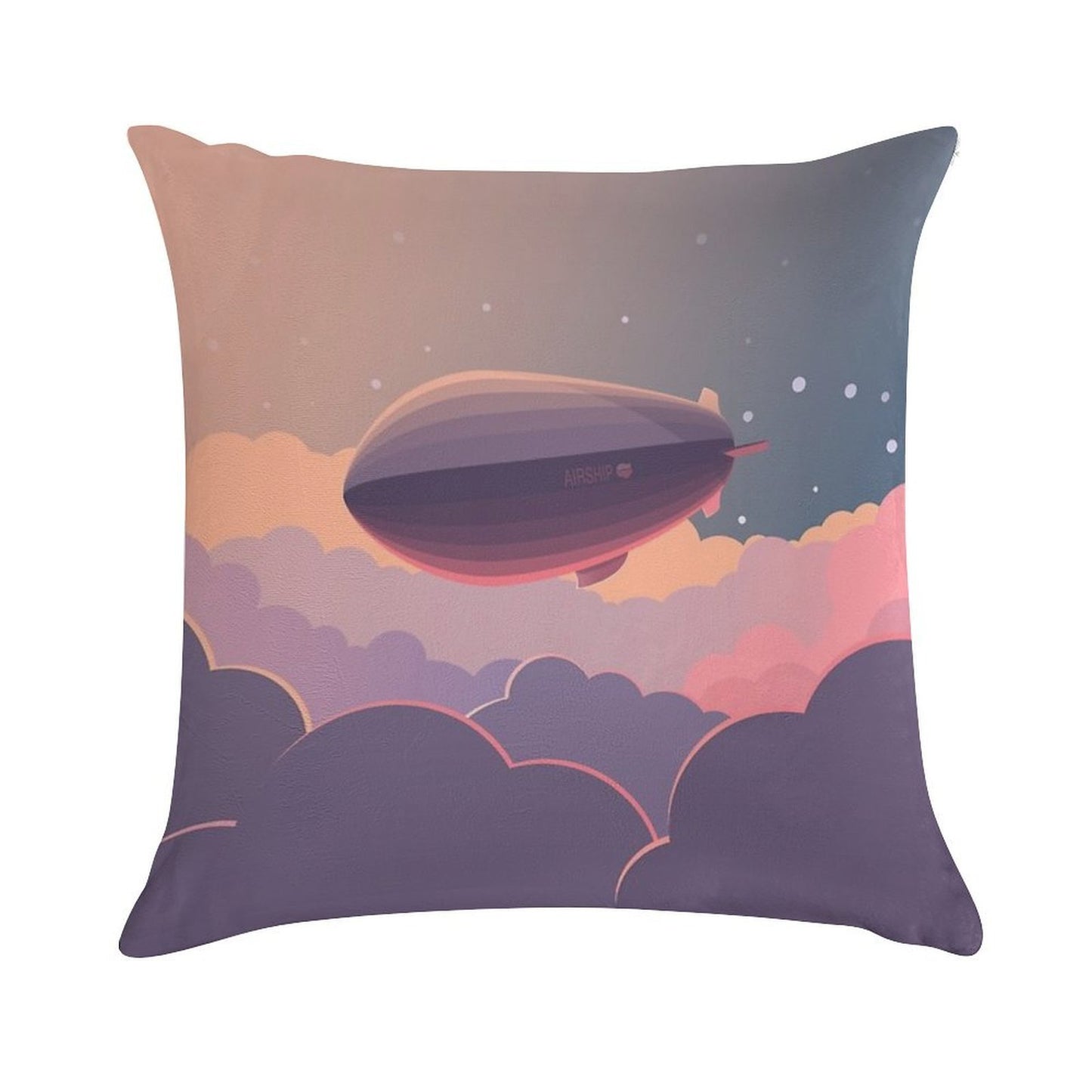 Airship Soft Skin-Friendly Throw Pillow