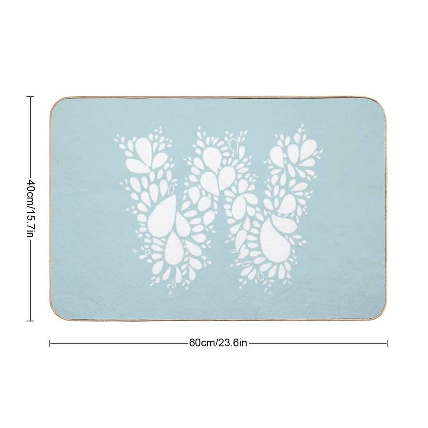Gorgeous W  Stain-Proof Bath Mat
