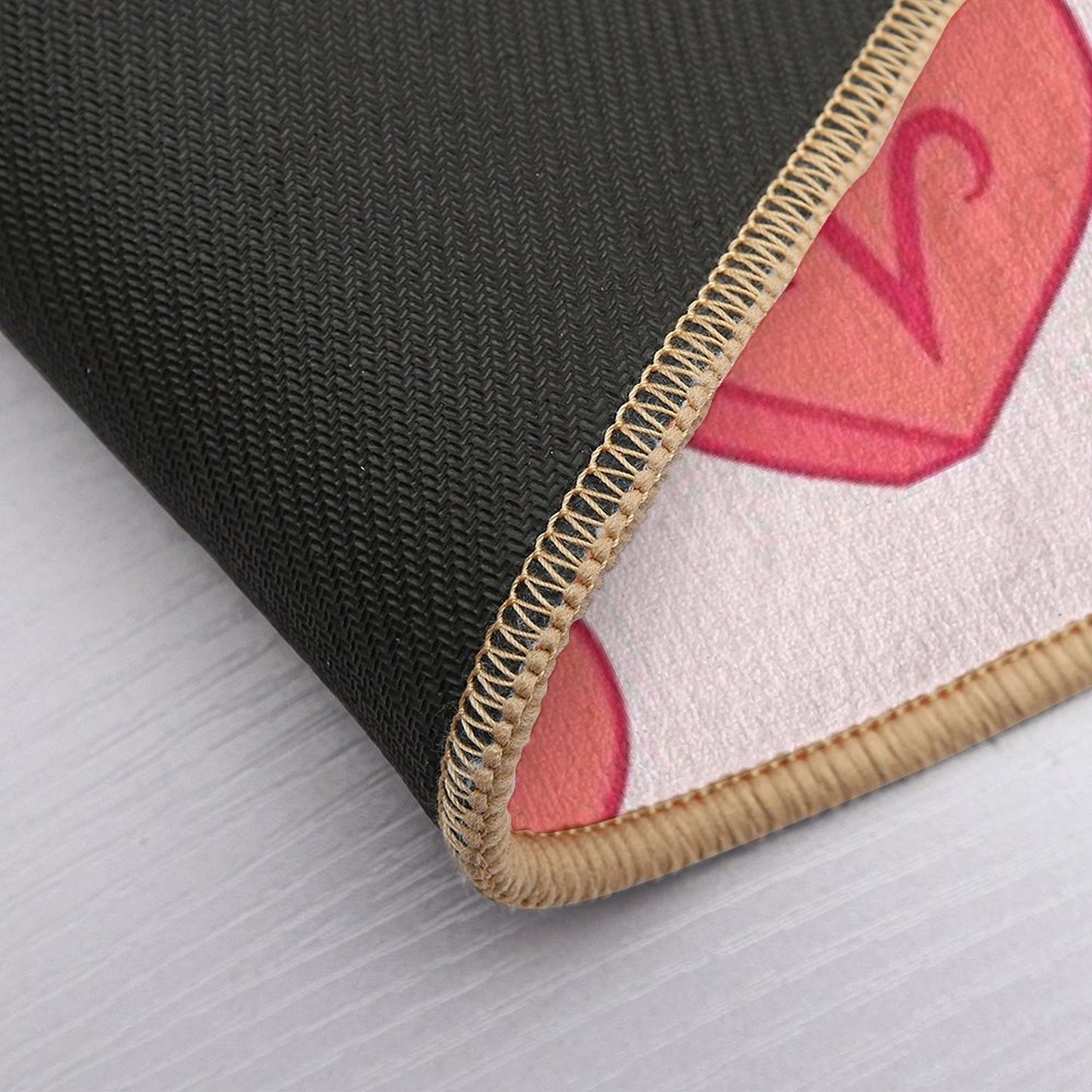 Astrology Aries Heart  Easy Maintenance Bath Mat