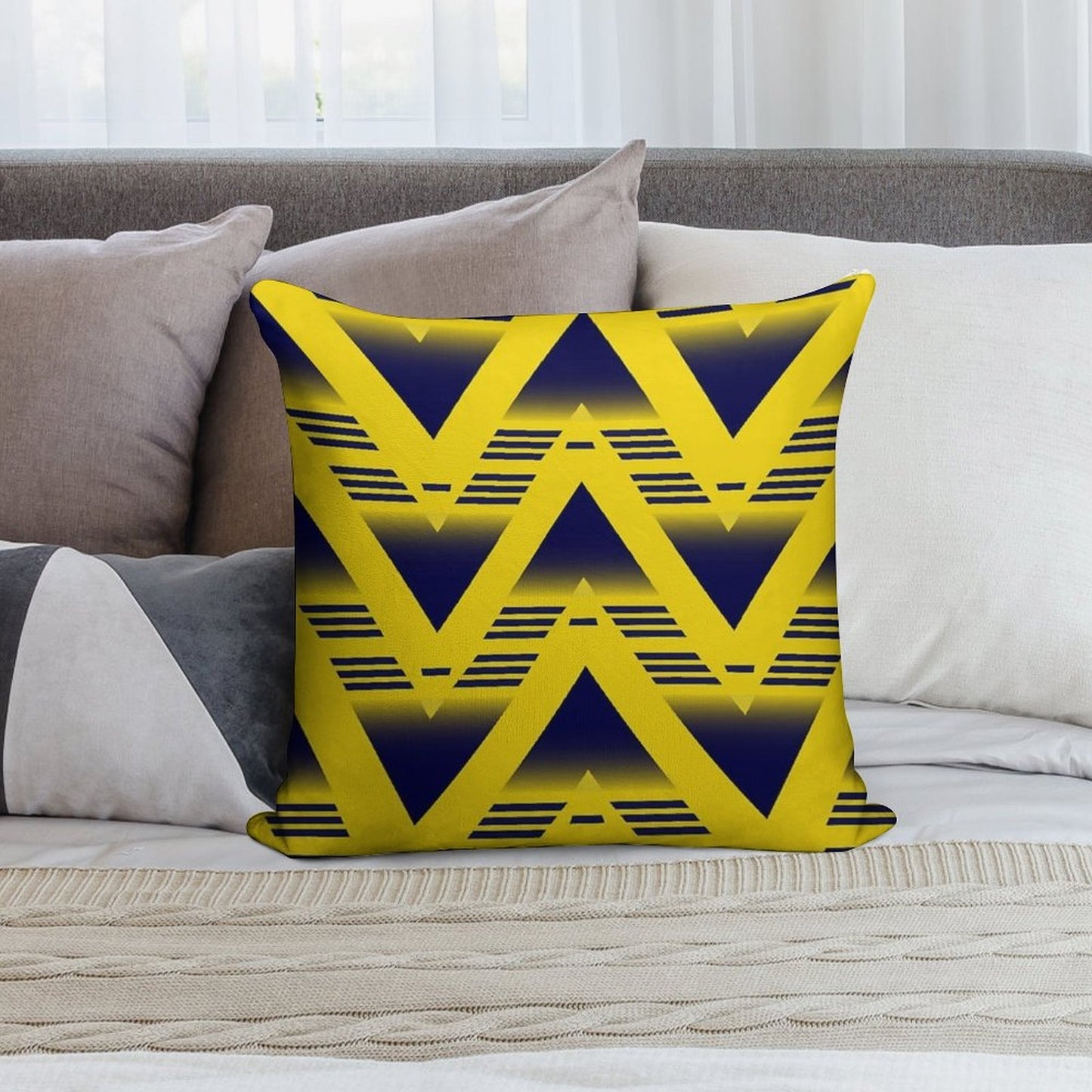 Retro Gooners Soft Decorative Cover Throw Pillow