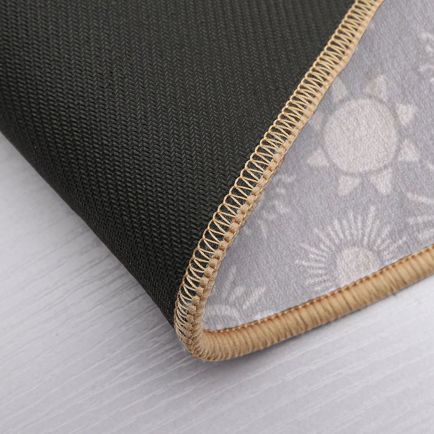 Magical Sun Bohemian Dreamy Aesthetic In Muted Colors Blue Gray  Absorbent Bath Mat