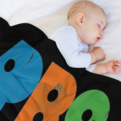 PBS Vintage Logo Distressed Multi-functional Throw Blanket