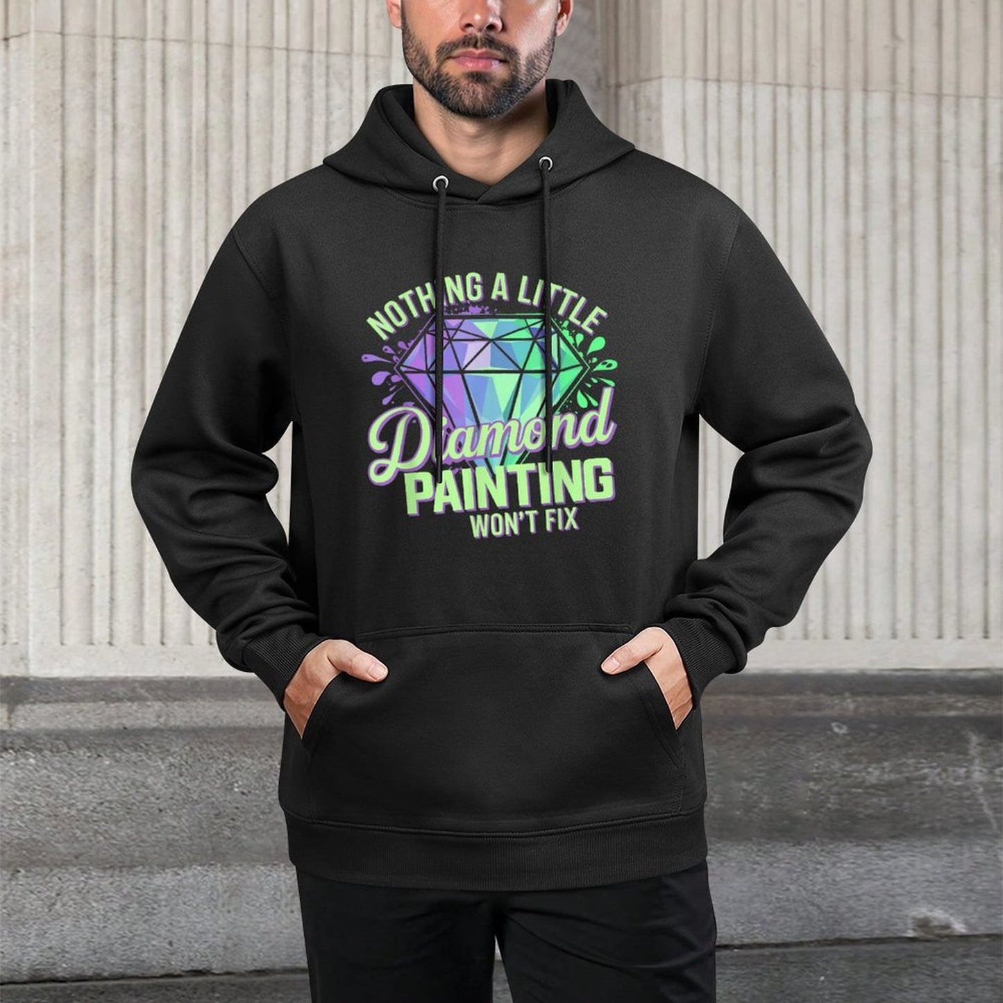 Diamond Painting Art Hobby Artistic Craft Diamond Painter Pilling-Resistant Hoodie