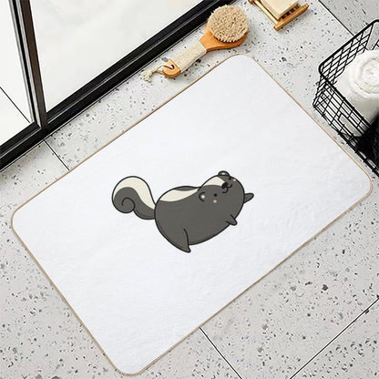 Kawaii Skunk  Odorless Bath Mat