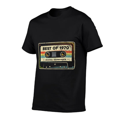 Retro Best of 1970 Mixtape Vintage 54th Birthday Cassette  Versatile T-Shirt