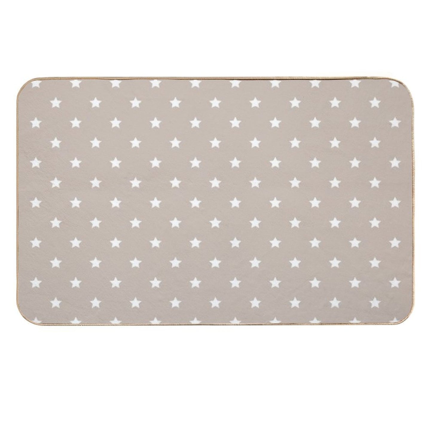 Brilliant Stars - Beige  Anti-Trip Bath Mat