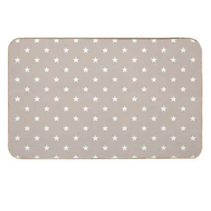 Brilliant Stars - Beige  Anti-Trip Bath Mat
