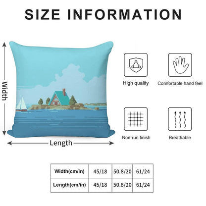 My Favorite Place Soft Easy Maintenance Throw Pillow