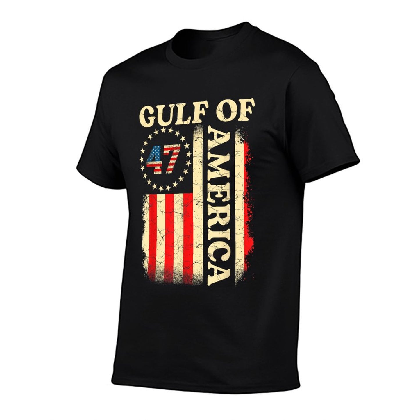 Gulf Of USA America Shirt Gulf Of USA Flag America Men Women Fade-proof Color T-Shirt