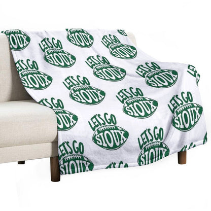 Let’s Go Sioux Easy Care Throw Blanket