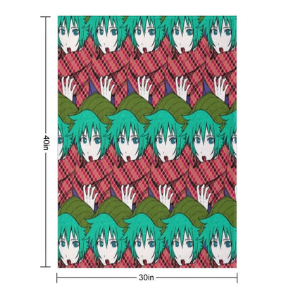 Shin Tsukimi Eco-conscious Throw Blanket