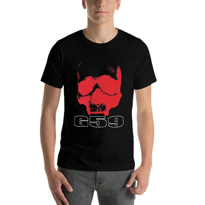Skull Head G59 Greyday Print 2 Sides Graphic  Moisture-wicking T-Shirt