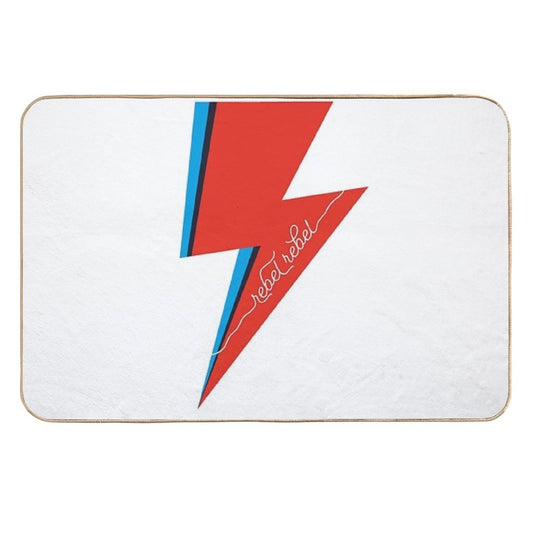 David Bowie Flash  Long-Lasting Bath Mat
