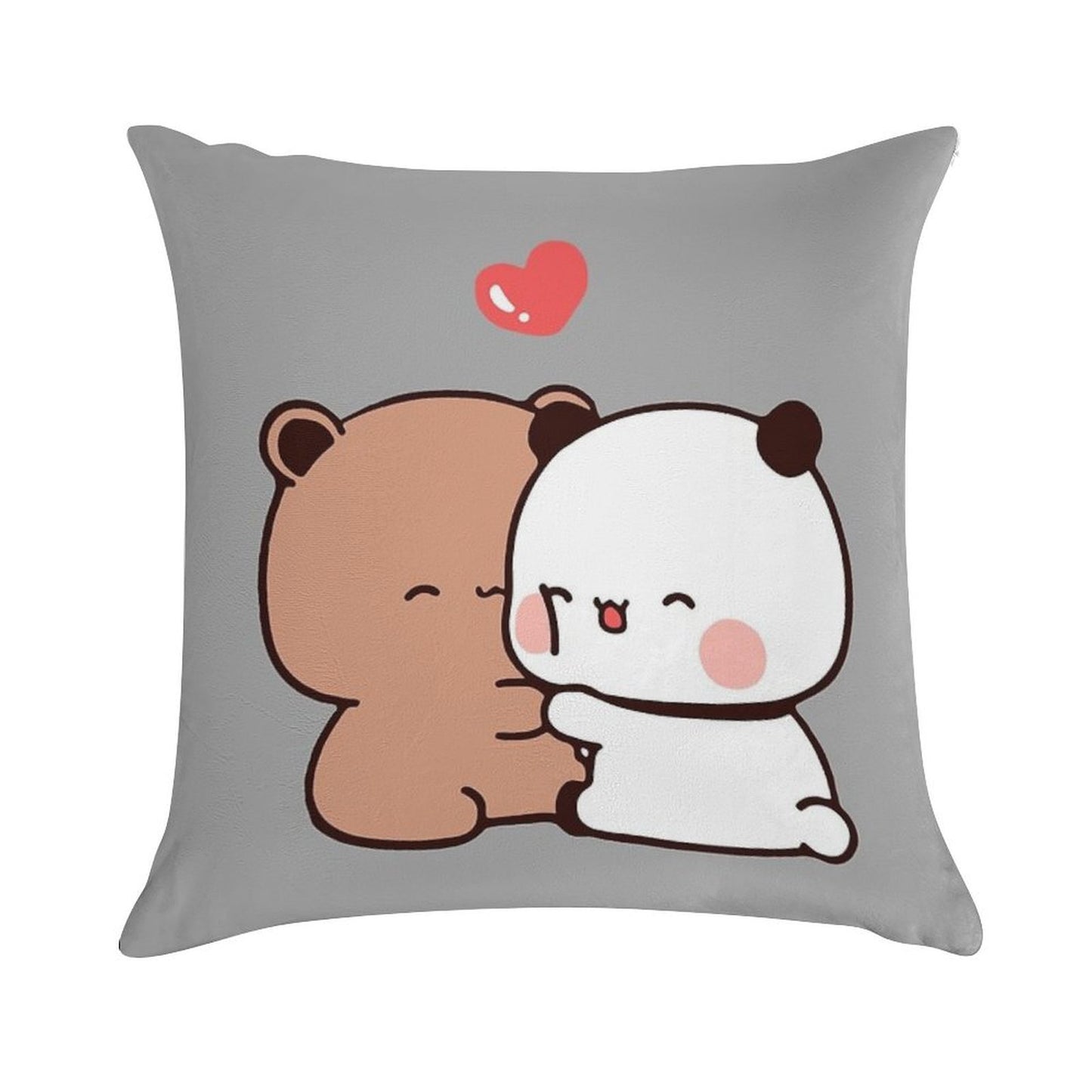DuDu Bear And BuBu Panda Special Moment❤️ Soft Decorative Cover Throw Pillow
