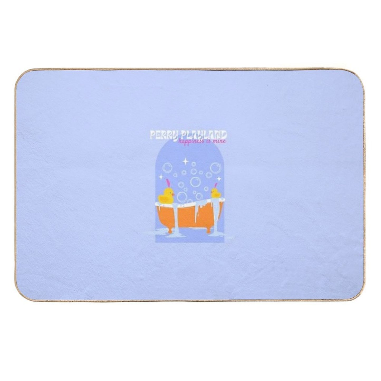 Perry Playland Graphic  Long-Lasting Bath Mat