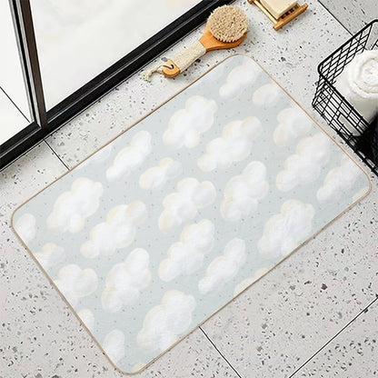 Clouds And Rain  Pet-Safe Bath Mat