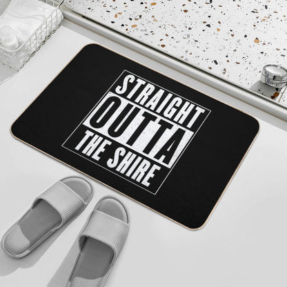 Straight Outta The Shire  Dirt-Trapping Bath Mat