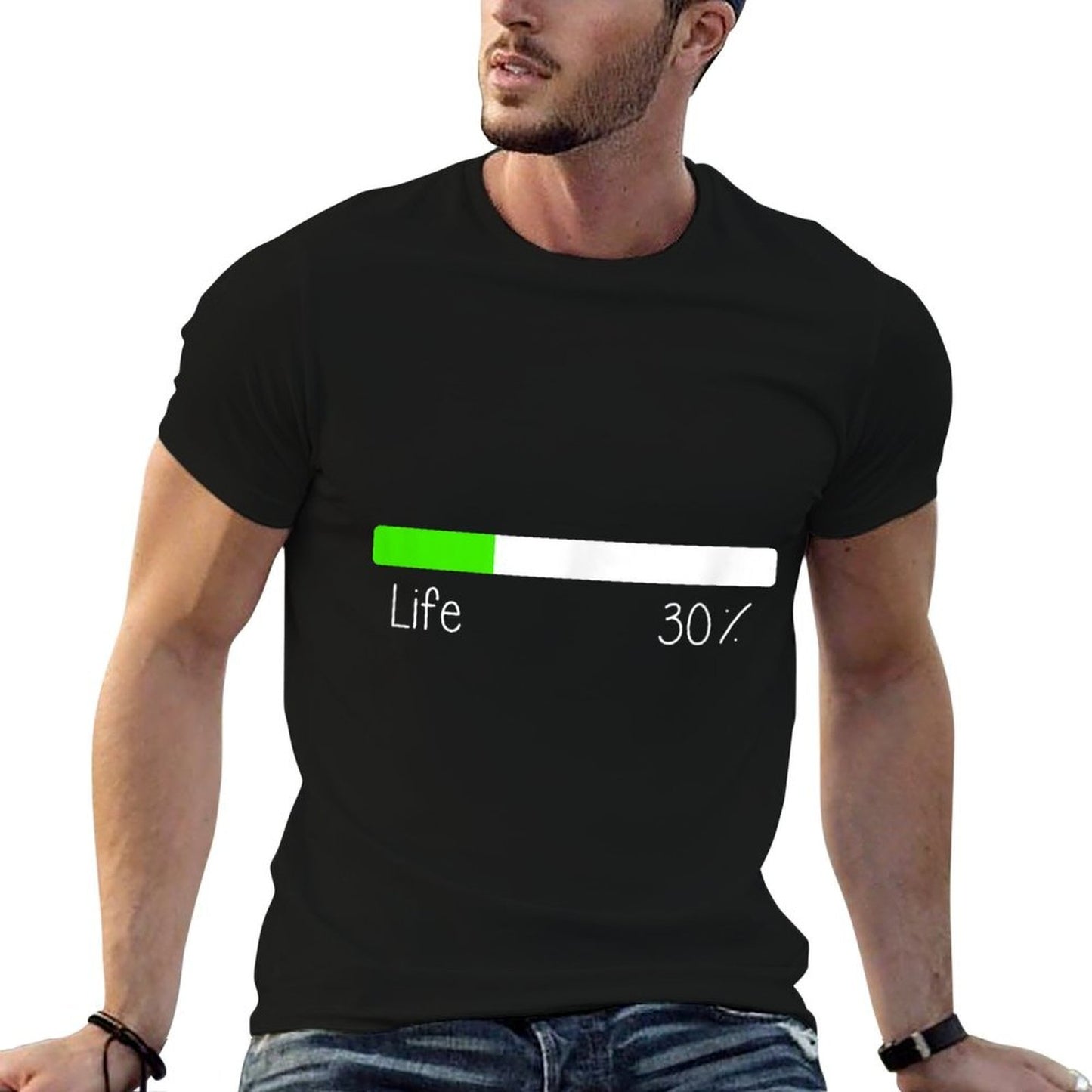 Funny Life 30 Loading 1991  Happy 30th Birthday  Eco-friendly Material T-Shirt