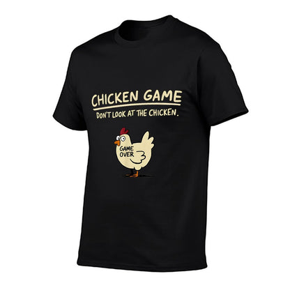 Chicken Game Dont Look At The Chicken Funny Chicken  Trendy Pattern T-Shirt