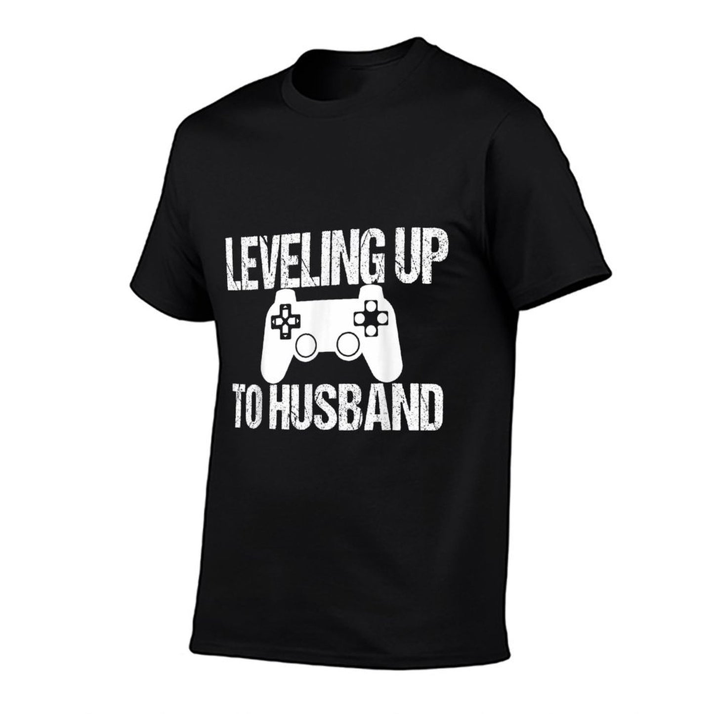 Engagement for Groom Video Game Lovers  Oversized Silhouette T-Shirt