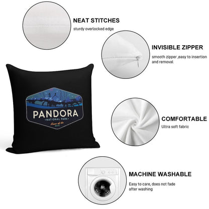Pandora National Park - Home of The Na'vi! Soft Easy Maintenance Throw Pillow
