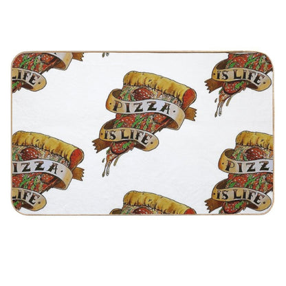 Pizza Is Life  Toxin-Free Bath Mat