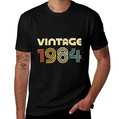 Vintage 1984 Men Women 41st Birthday  Easy-care T-Shirt