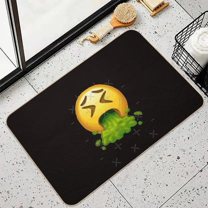 Emoji Puking  Odorless Bath Mat