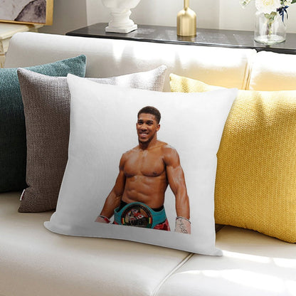Anthony Joshua Transparent Background Boxing Soft Multiple Sizes Throw Pillow