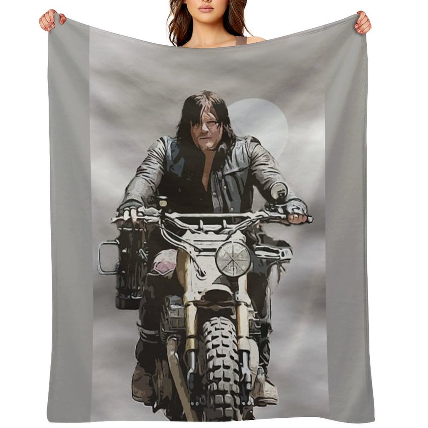 Daryl Dixon Machine-washable Throw Blanket